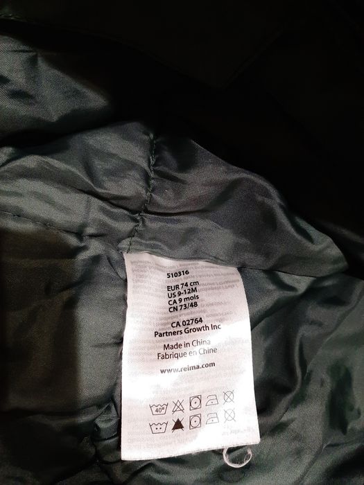 Зимовий дитячий комбінезон Reima, розмір 74-80