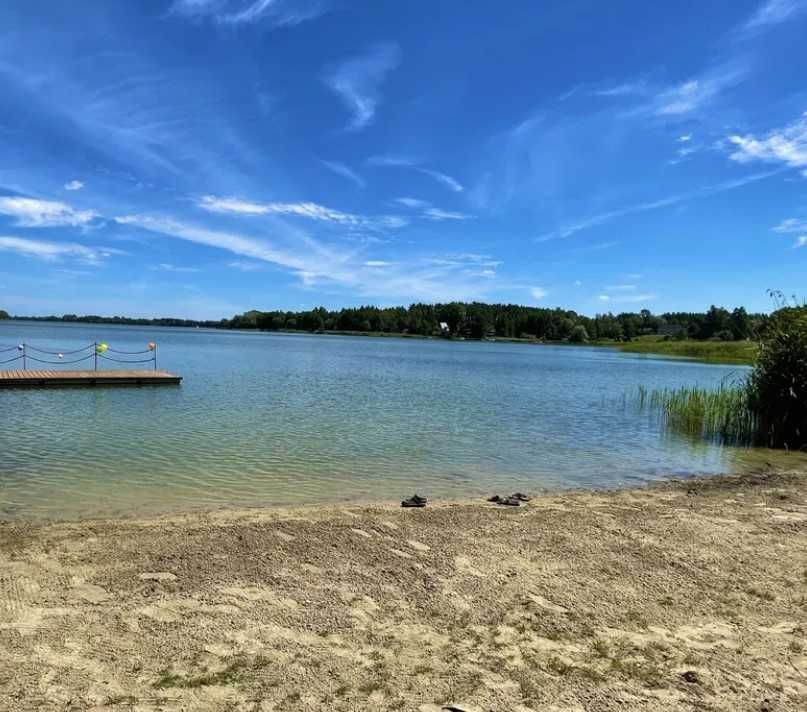 Działka 903 m2 nad Jeziorem Głuszyńskim, udział w plaży