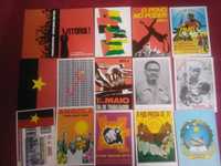 15 postais MPLA Angola Partido do Trabalho 1978.