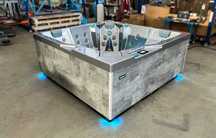 Wanna jacuzzi  OKA 4 ONYX  Hanscraft  200cm x200 cm x93 cm