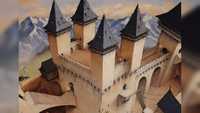 plakat 91 cm (reprodukcja obrazu) Castle of Illusions, jak M.C. Escher