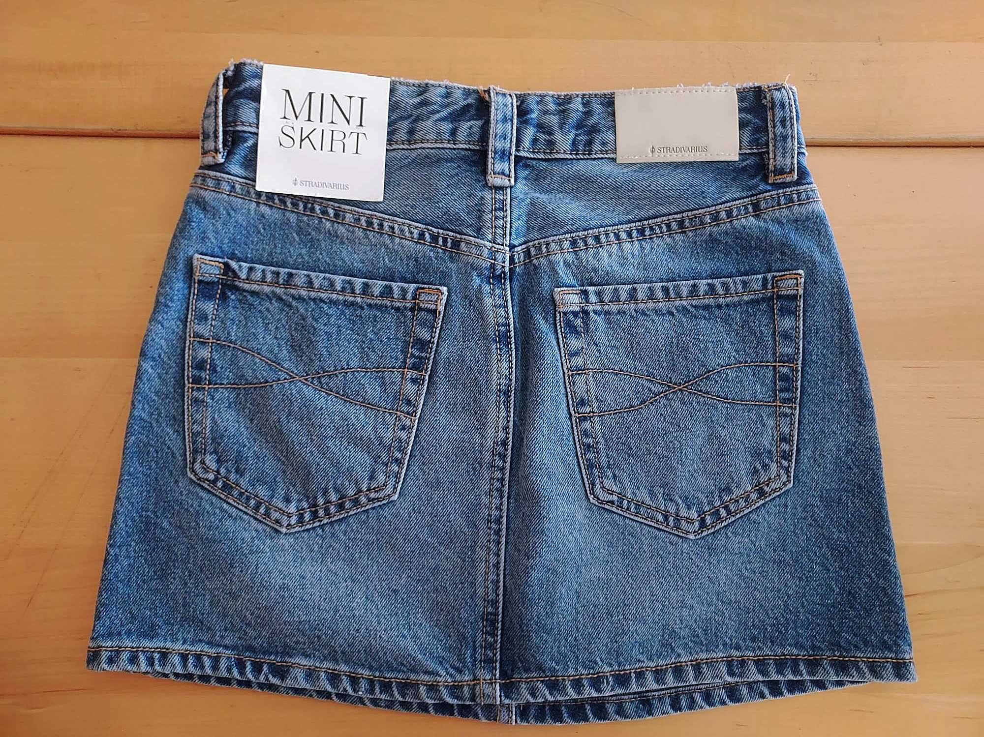 Mini-saia de ganga Stradivarius NOVA