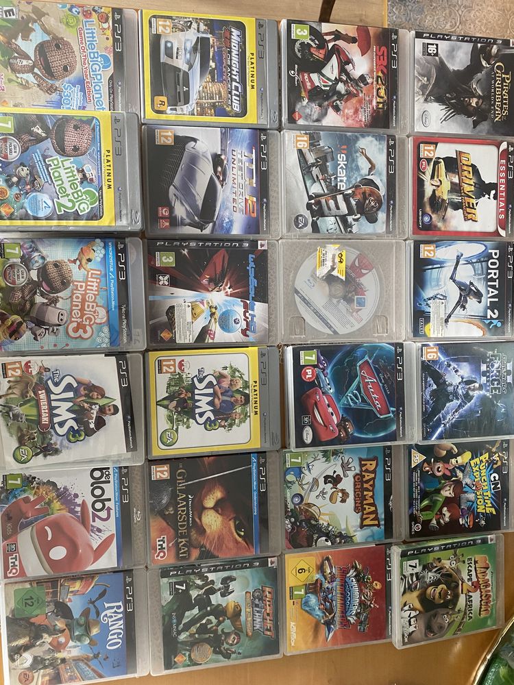 Super gry dla dzieci Ps3 4 Minecraft lego Rayman sims skate f1 hity