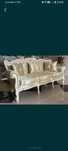 Stylowa rzeźbiona sofa 3+2 fotele
