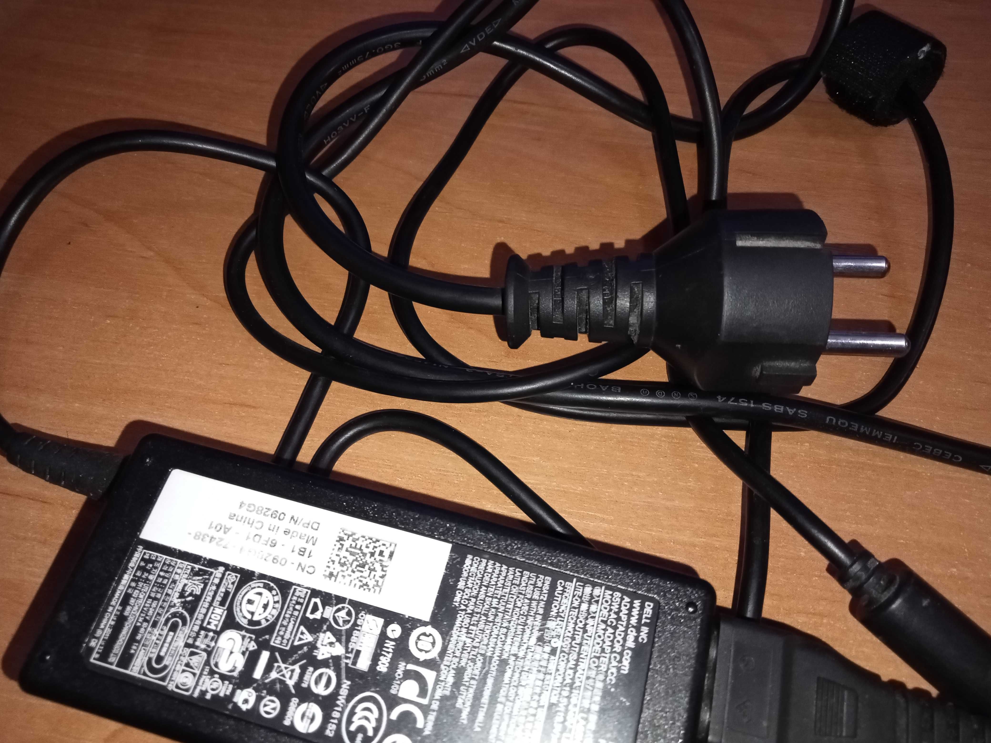 Зарядное устройство для ноутбука Dell 19.5v  , (3.34А)