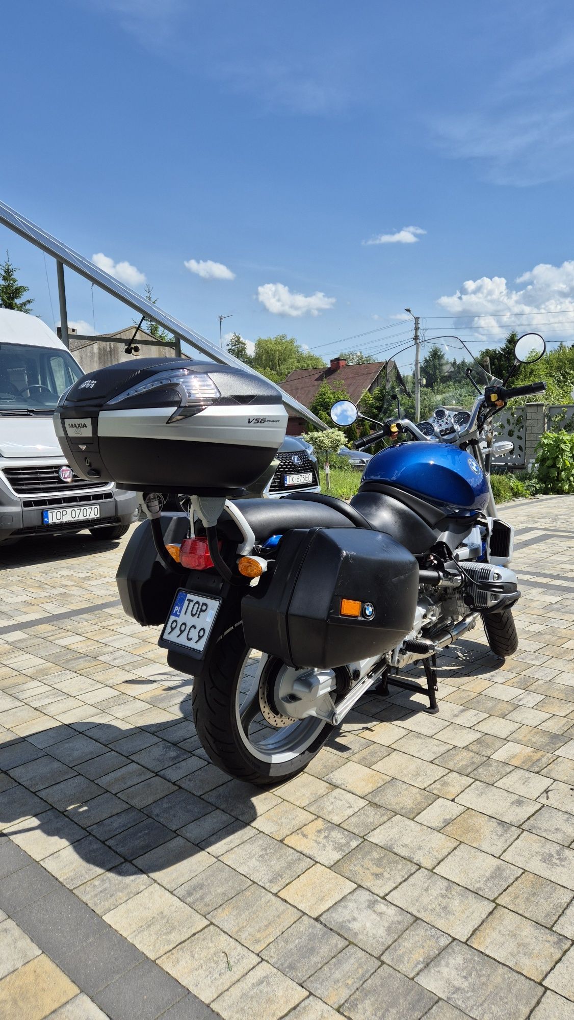 BMW R850R z minimalnym przebiegiem i pakietem kufrów.  Perełka!