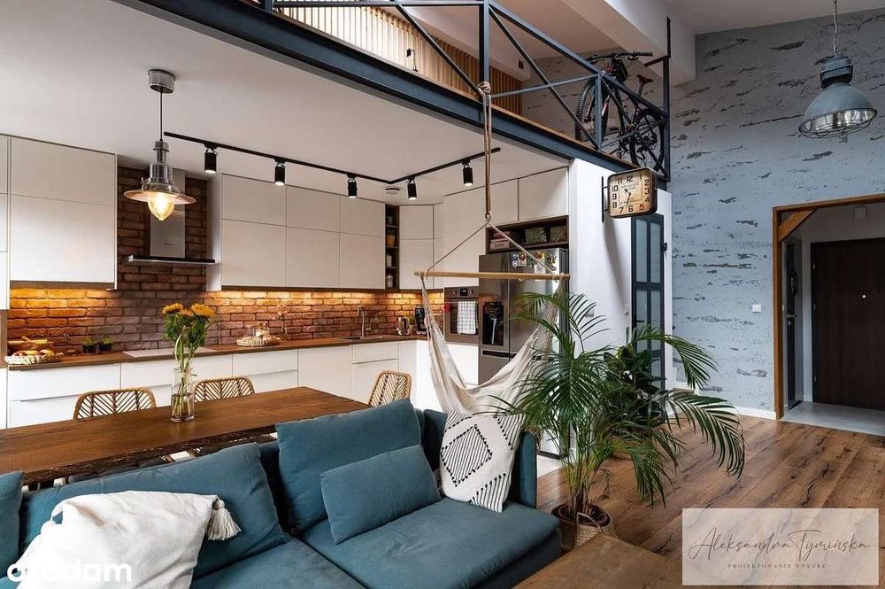 Stylowy, industrialny loft  | 89m² | Lublin, Czechów