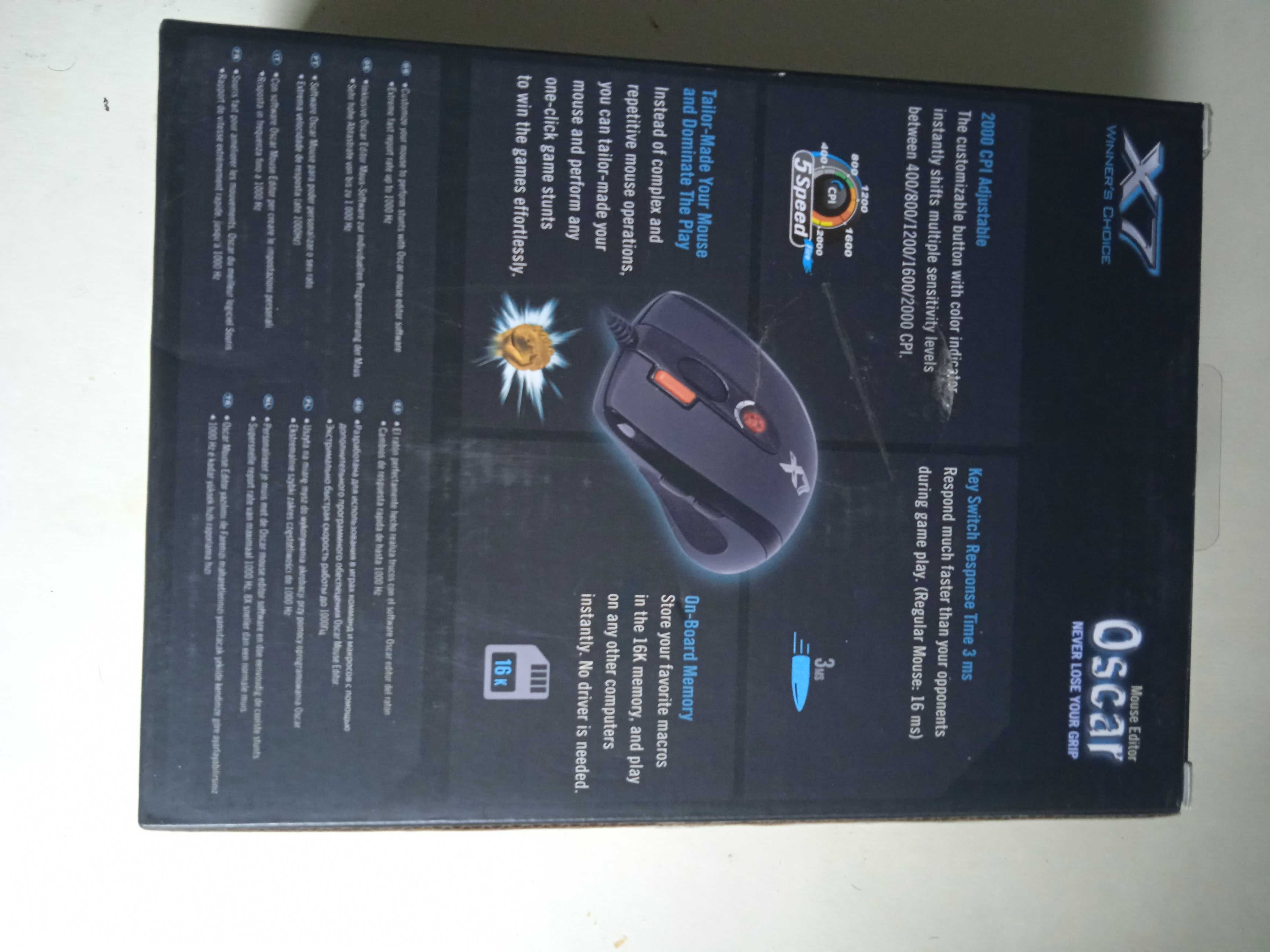 Мышка игровая A4Tech X7-710BK