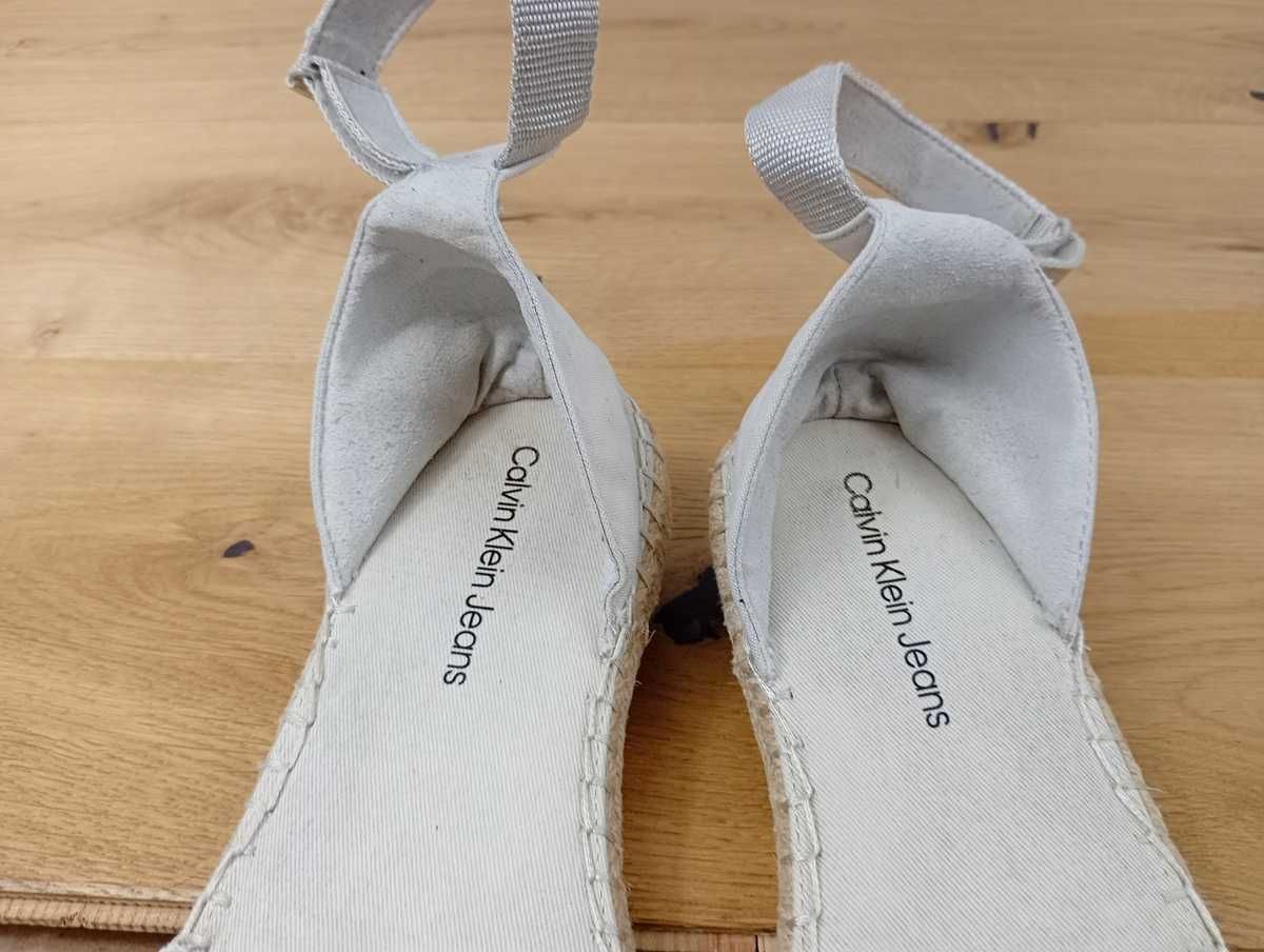Calvin Klein Jeans, Espadryle, Ankle Espadrille, rozmiar 39