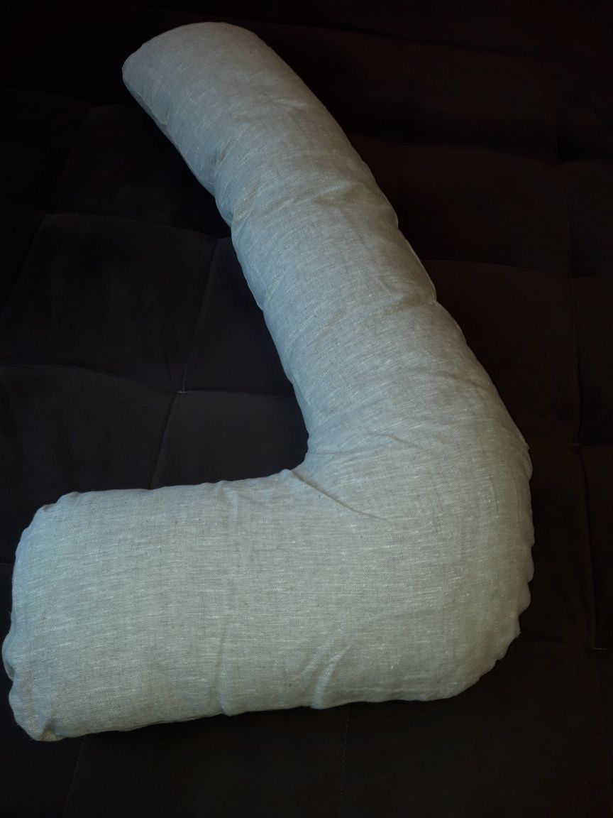 Конопляная органическая подушка длинная HEMP PILLOW, новая