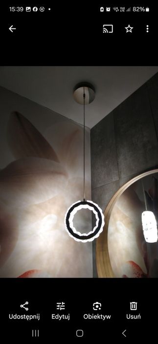Lampa wisząca efektowna