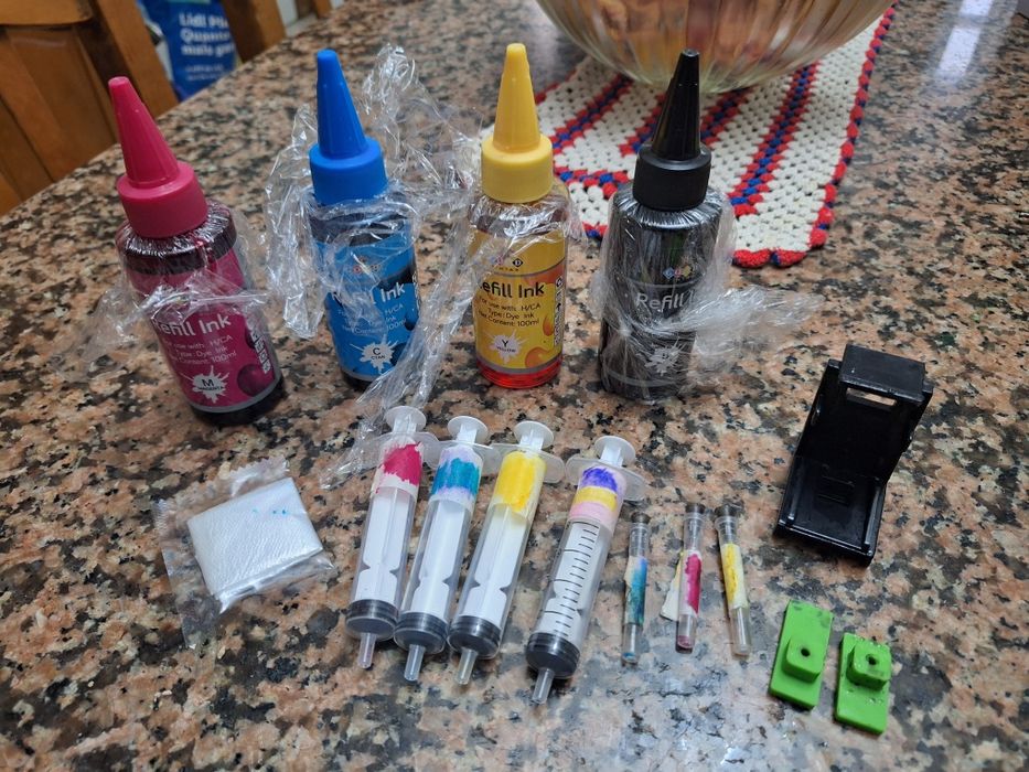 Recarga de tinteiros/toners impressora