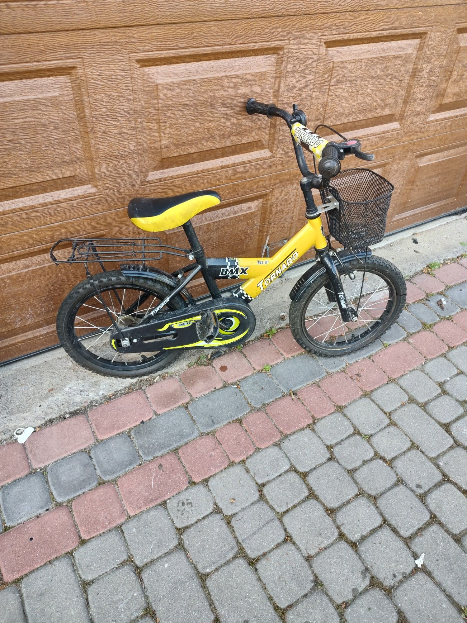 Rower BMX 16" żółty