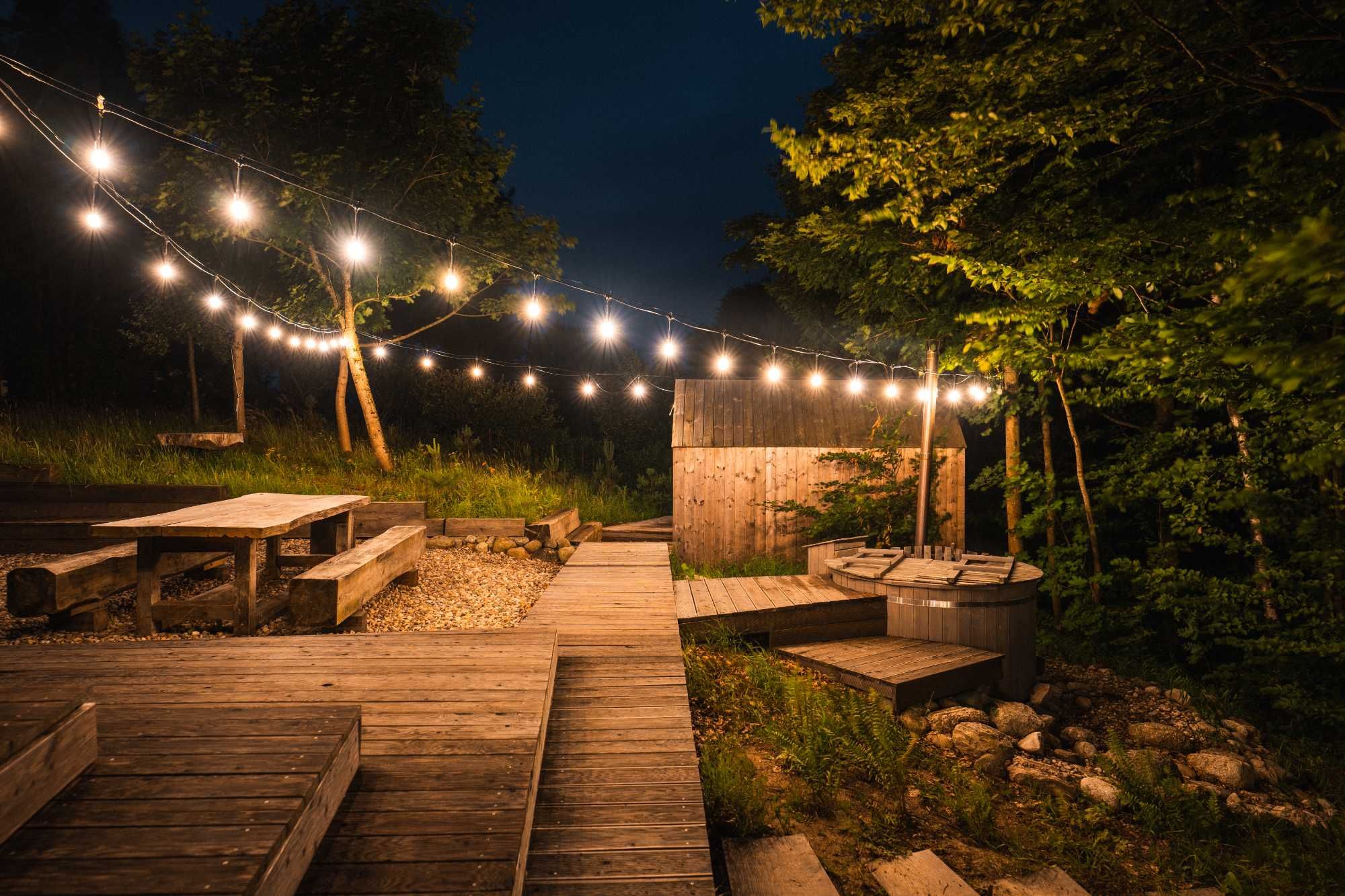 Kaszuby domek  nad jeziorem linia brzegowa sauna goraca bania