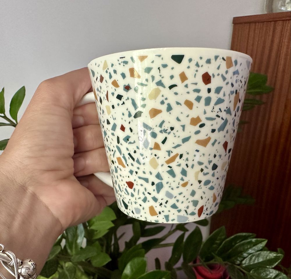 Śliczny duży kubek porcelanowy 400ml