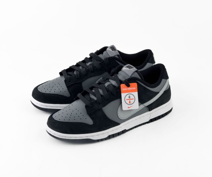Кросівки Nike Dunk Low Black Light Smoke Grey  IB3079-001