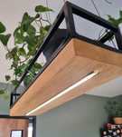 Lampa LOFT kwietnik Industrialy nad stół wyspę NOWOCZESNA Led, żarówki