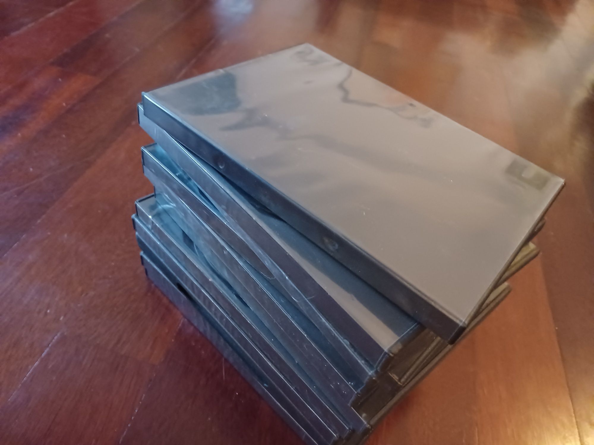10 caixas para DVDs duplas