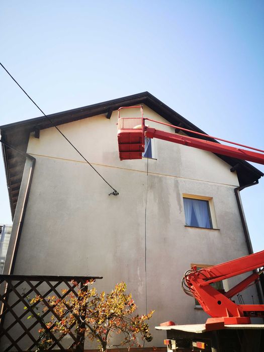 Mycie i malowanie elewacji, kostki brukowej, dachów