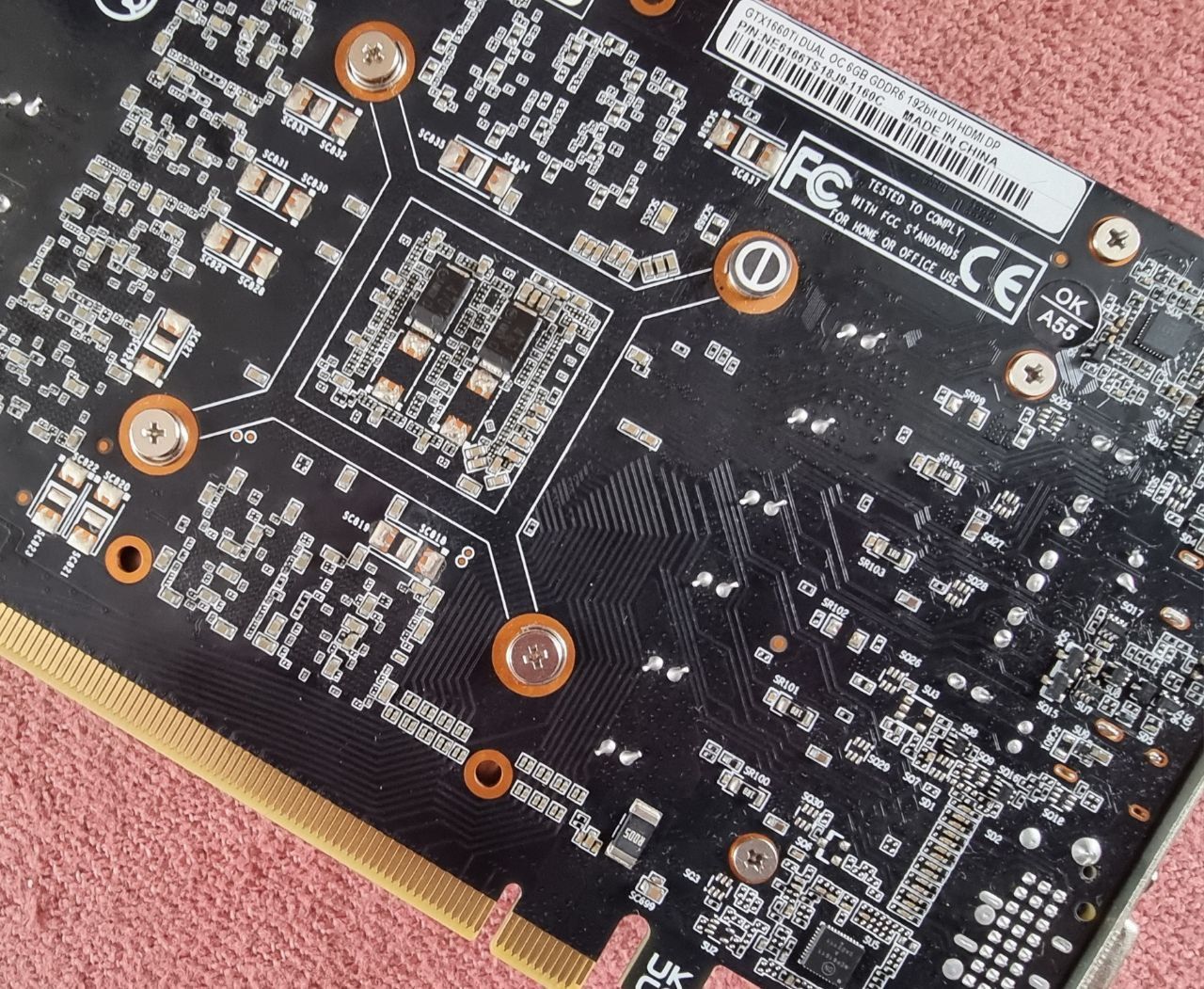 Игровая Видеокарта GTX 1660TI. 6gb gddr6