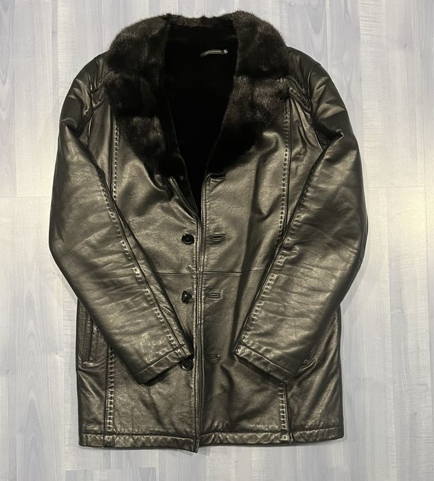 Куртка шкіряна зима