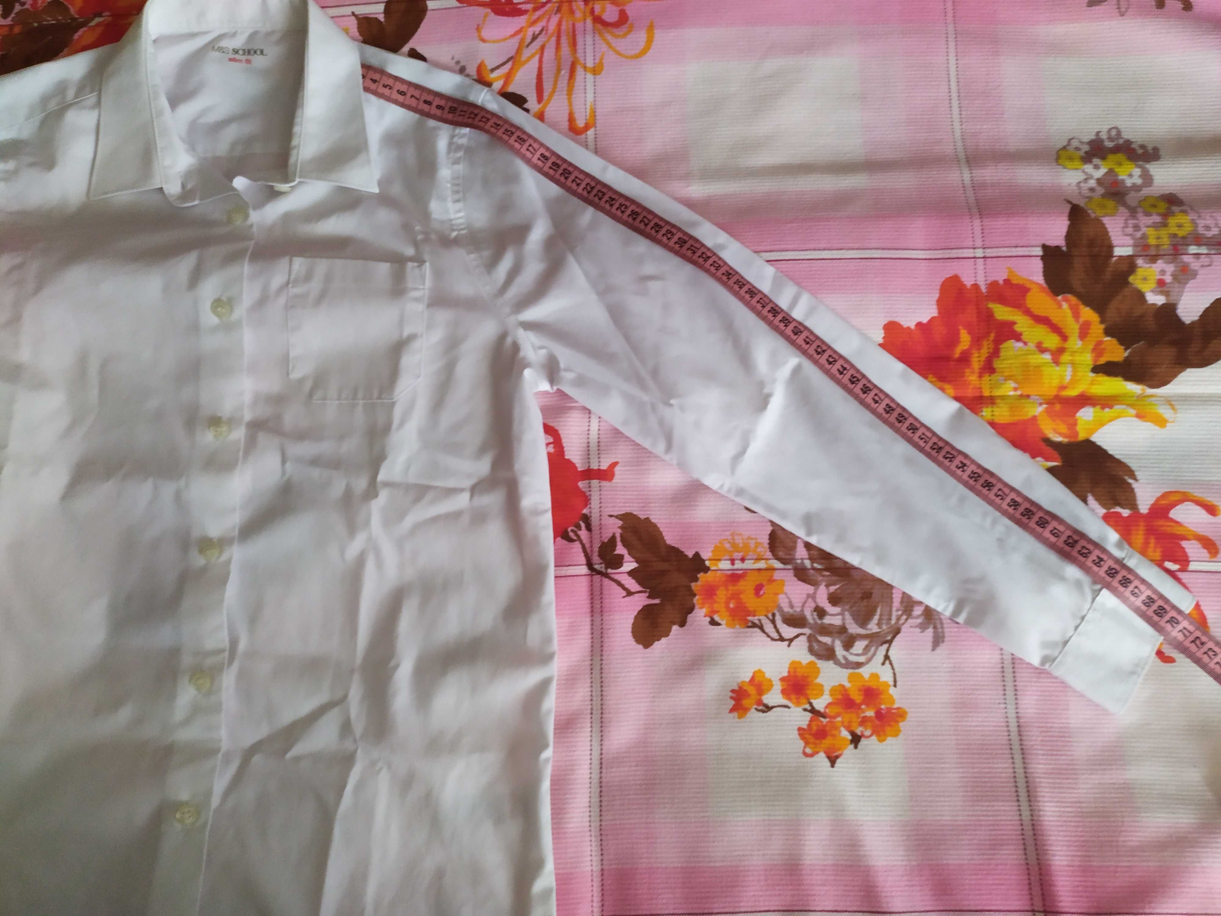 Шкільна сорочка рубашка для дівчинки M&S slim fit р.14 164 см