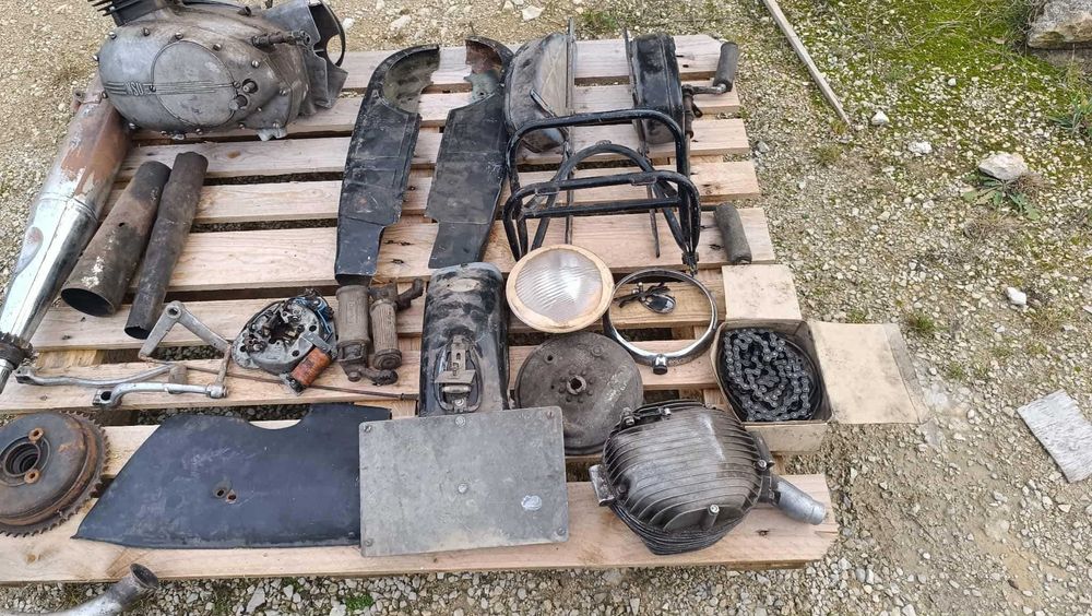 NSU MAX 250  Osłona Łańcucha