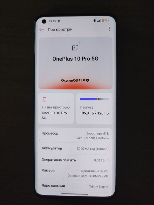OnePlus 10 pro 8/128