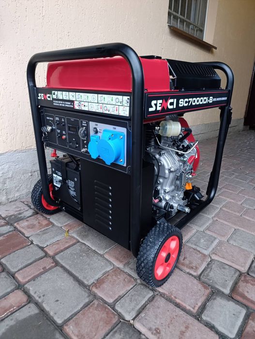 Инверторный генератор 7,5кВт дизельный 1,5л/ч