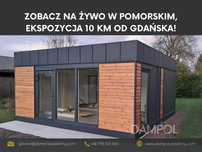 nowoczesny pawilon 6x6 /biuro sprzedaży, domek, gastronomia, sklep