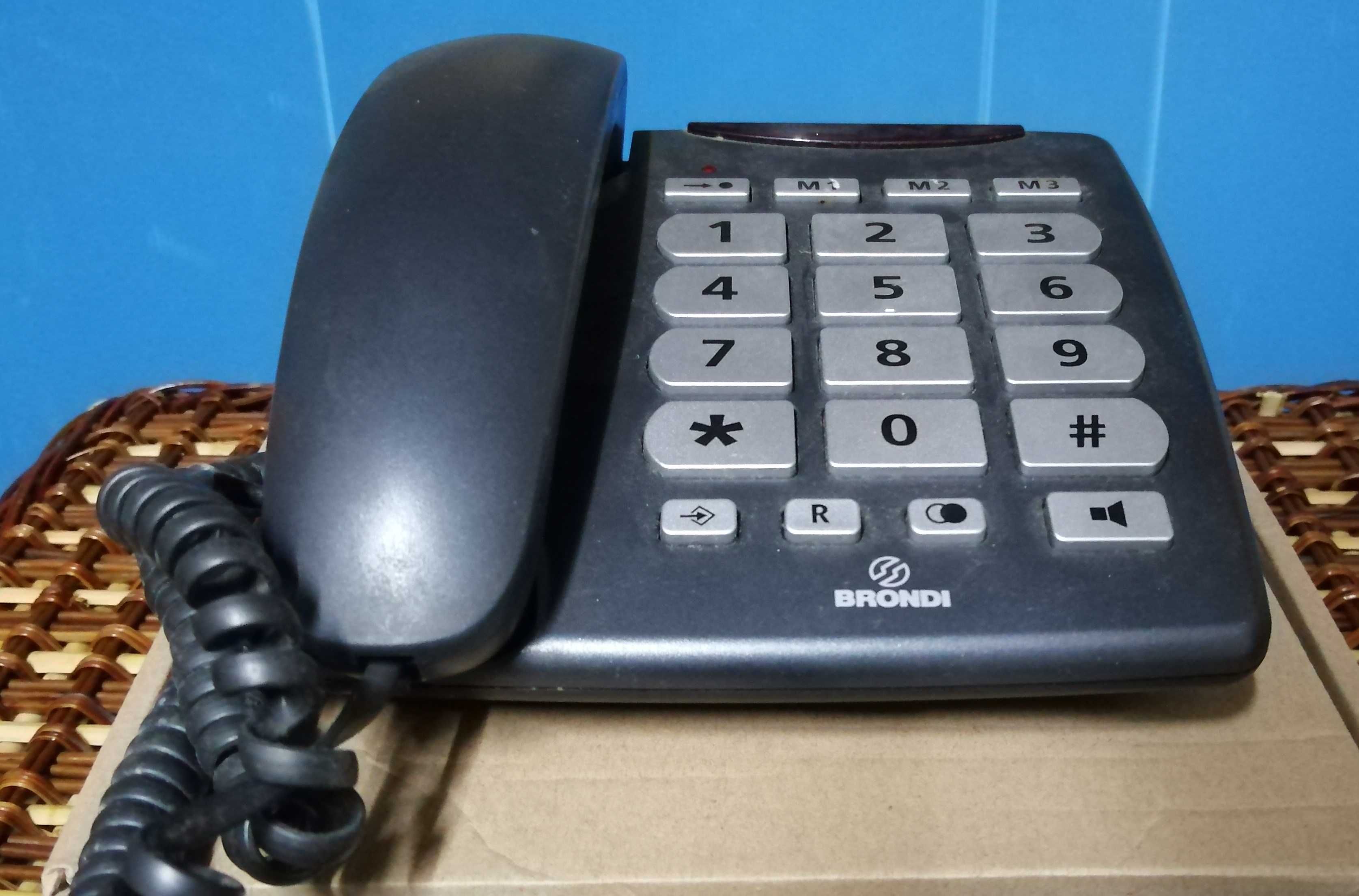 Telefone fixo com teclas grandes (muito útil para idosos)