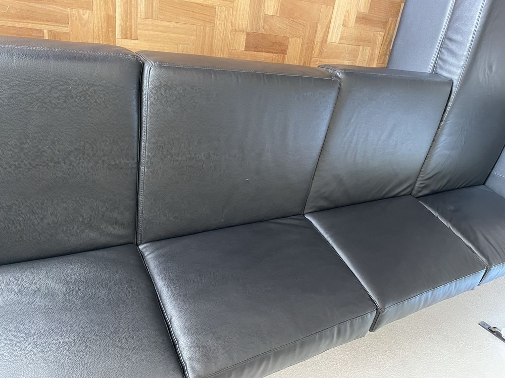 Sofa em pele chaise longue