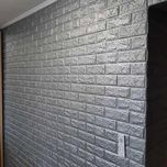 Самоклеящиеся панели 3Д, обои, Самоклеючі 3d панелі, СРІБНА ЦЕГЛА
