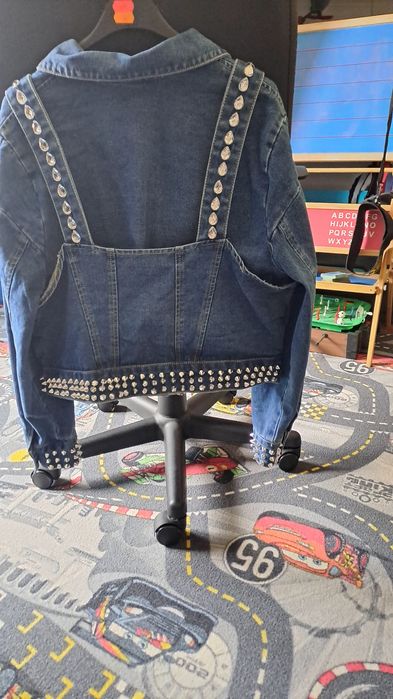 Katana jeansowa z dżetami