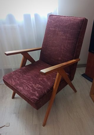 Fotel PRL VAR B-310, Chierowski, vintage, retro
