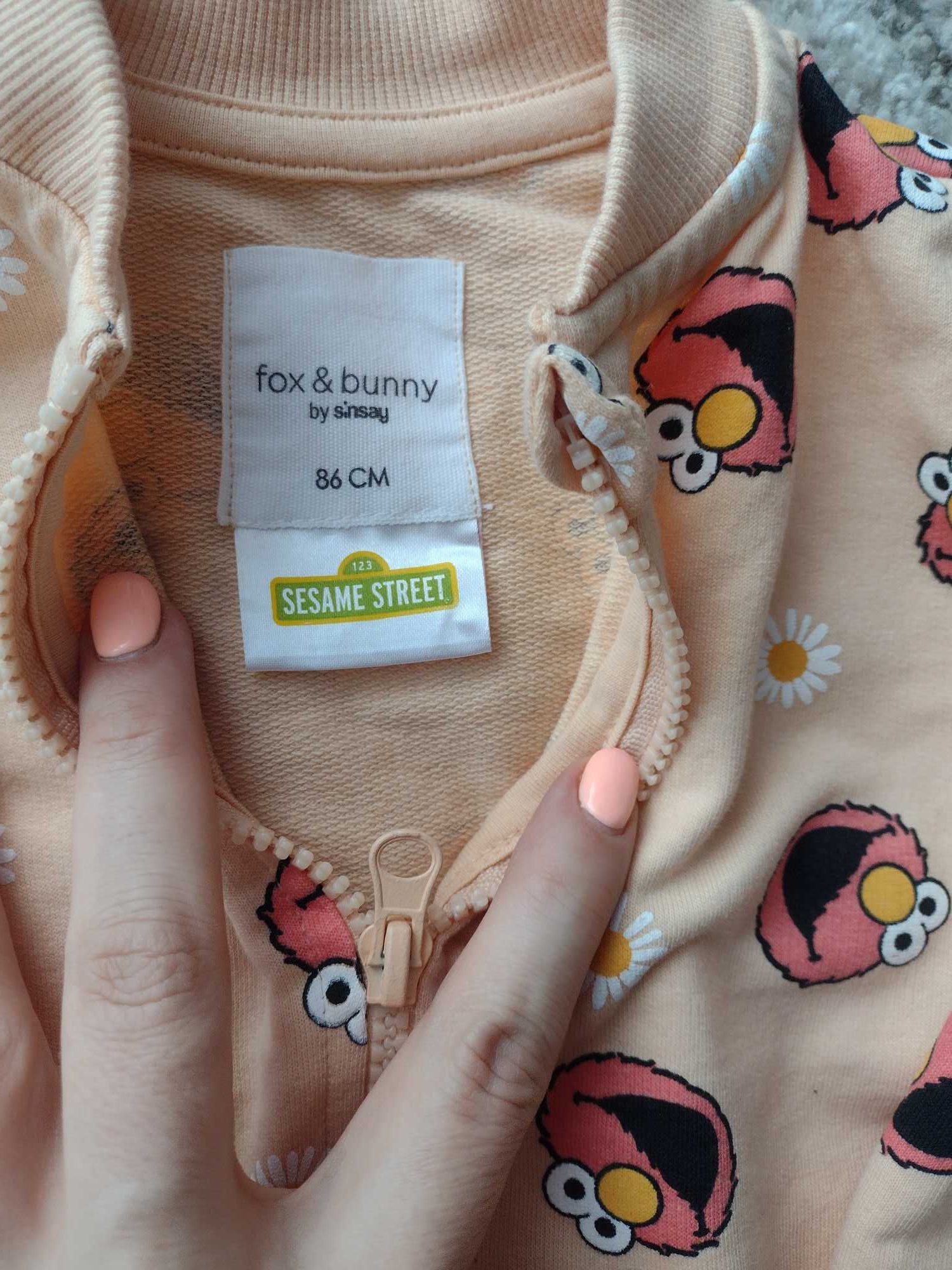 Bluza dziewczęca z suwakiem bomberka 86