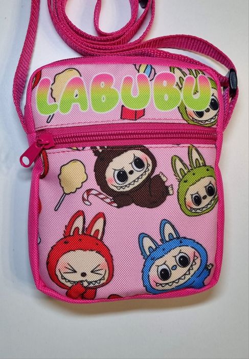 Labubu Lafufu Popmart różowa saszetka torebka torba