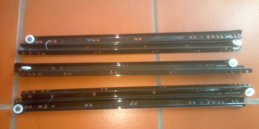 Corrediças de gaveta 50 cm