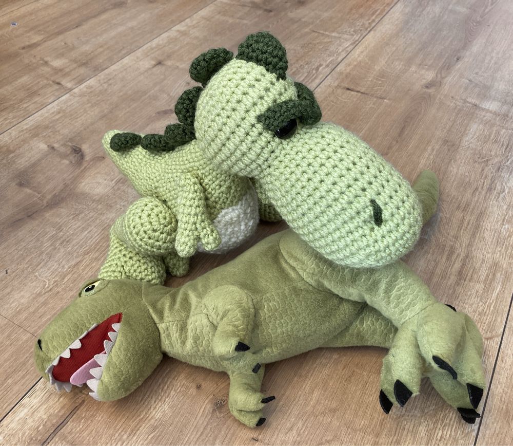 Zabawki, pluszak, szydelkowy i pluszowy dinozaur zabawka 20-30cm