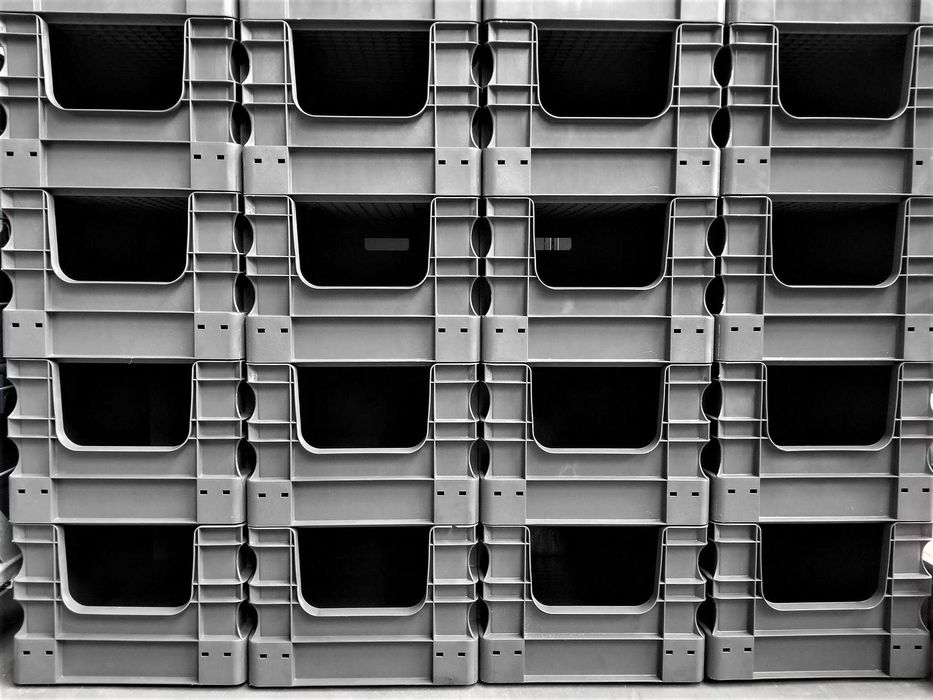 Pojemnik Kuweta Skrzynka Kosz Euro Magazynowy Warsztatowy Garaż Regał