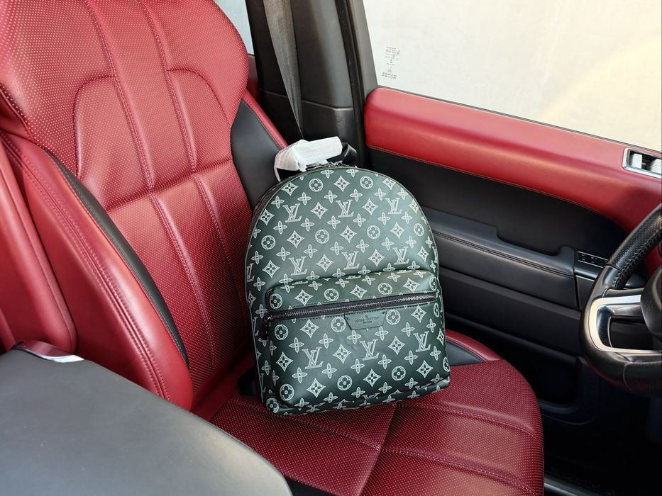 Louis Vuitton Discovery зеленый рюкзак портфель ранец мужской
