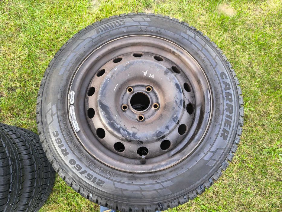 Opony i felgi stalowe 5x110 OC 65mm Zimowe Pirelli 215/60/R16C