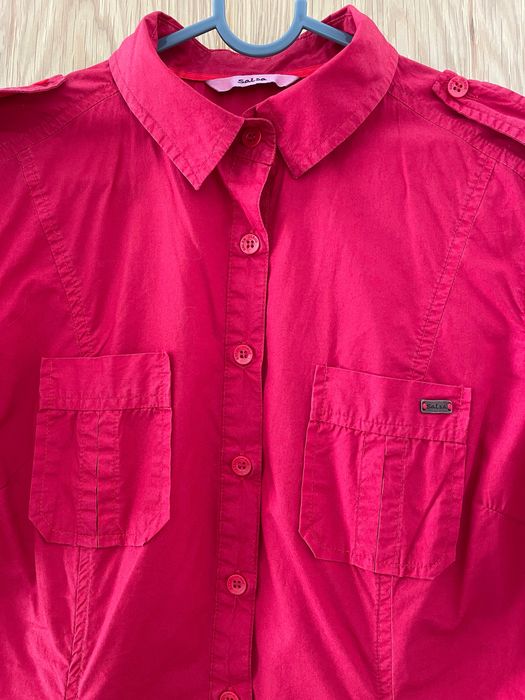 Vestido camiseiro vermelho da Salsa - M