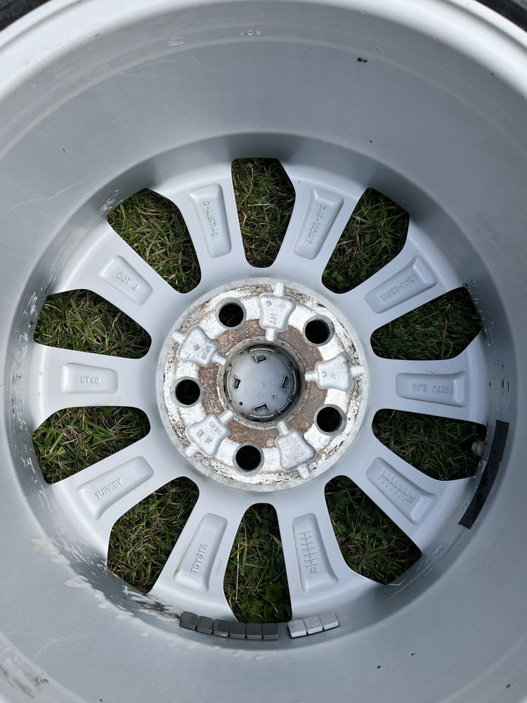 Komplet felgi 16 toyota corolla e21 + opony letnie nowe i zimowe
