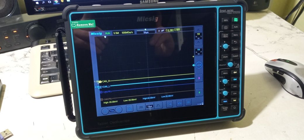 Micsig Automotive Tablet Oscilloscope 8" TFT LCD SATO1004