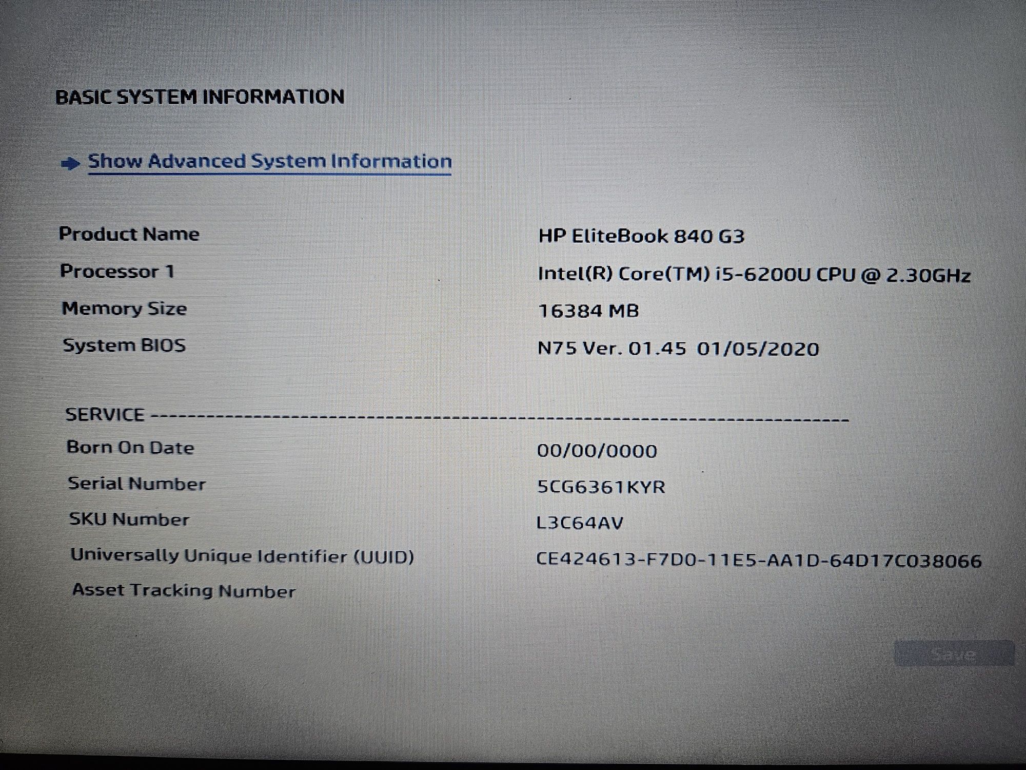 Laptop HP elite book 840 G3 stacja dokująca i5 16GB ram 500 GB windows