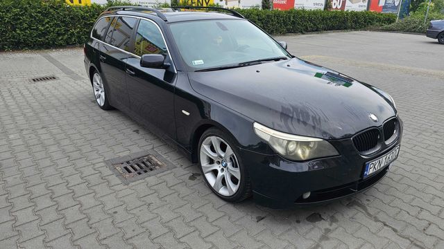 BMW Seria 5 E61 535d 272KM BiTurbo 2005r. Pierwszy wł. PL.