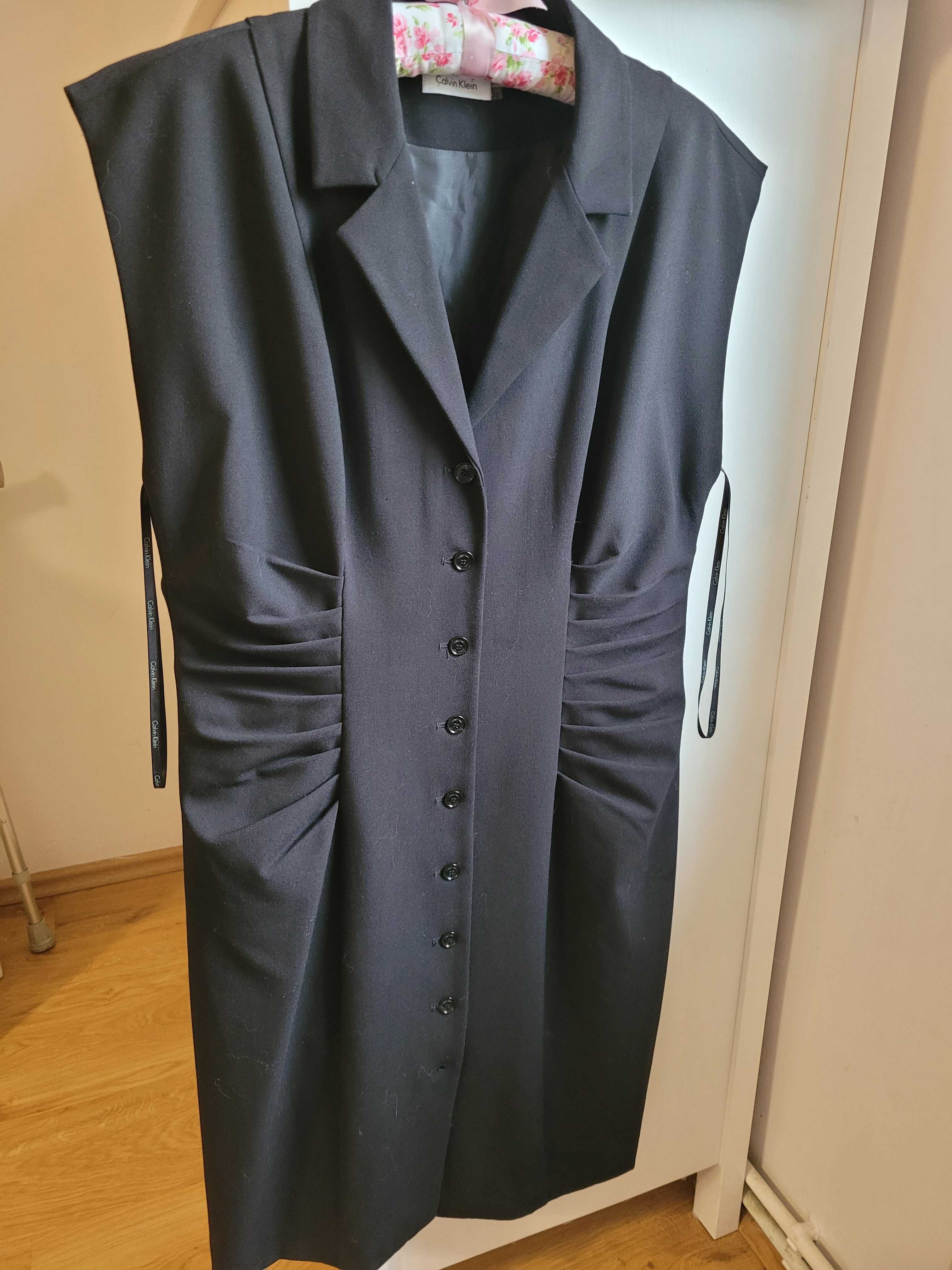 Sukienka blazer dress Calvin Klein42 marynarkowa BDB