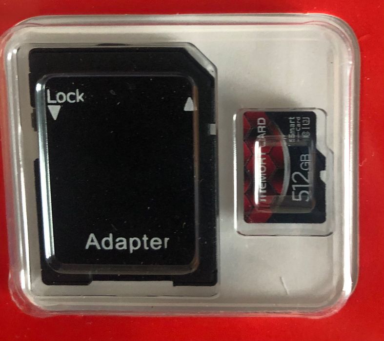 Карта памʼяті  MicroSD обʼємом 512 ГБ високошвидкісна стандарт SDHC