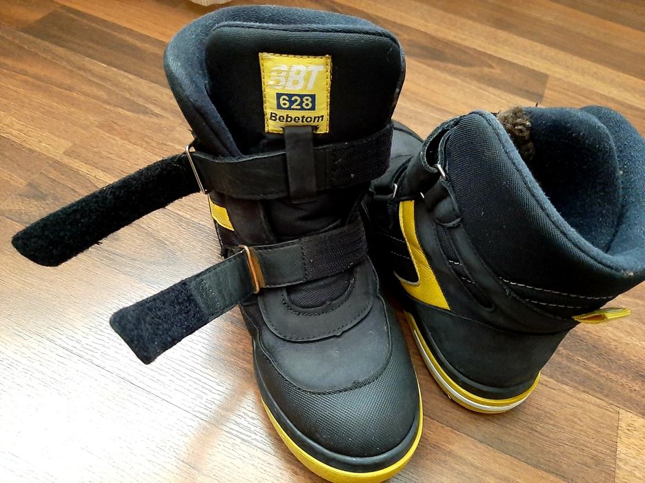 Детские зимние ботинки Bebetom для мальчика.Дитячі черевики Р.35